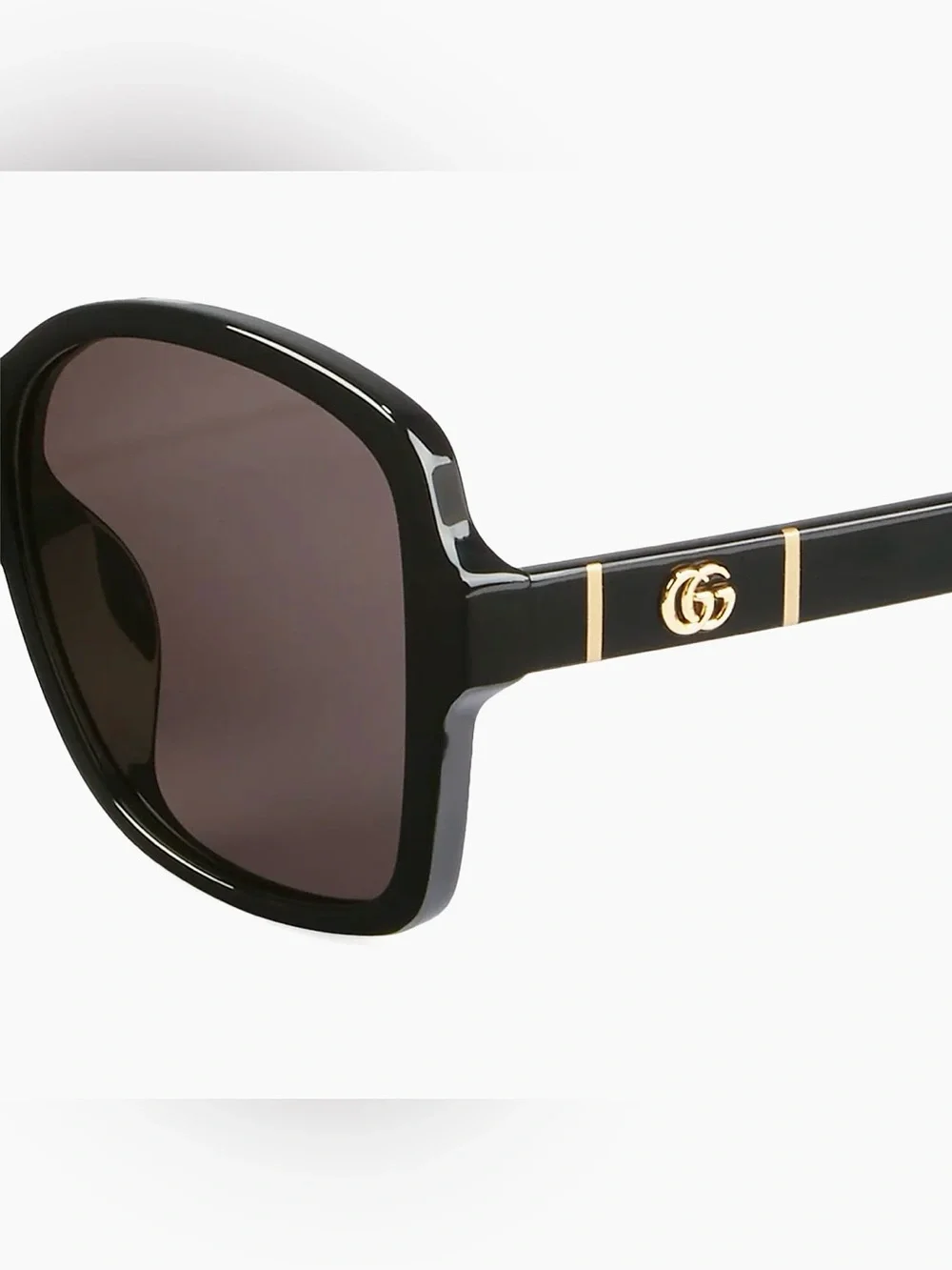 Gucci GG0765SA Black Square Sunglasses